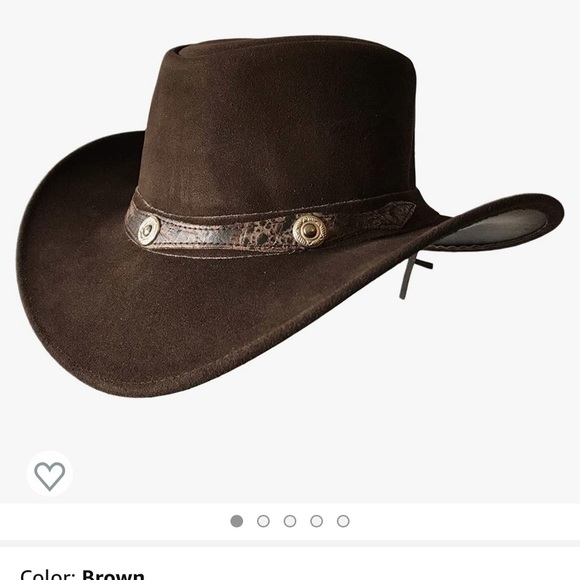 Brandslock Other - Brandslock Leather Cowboy Hat
